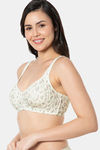 Amante Double Layered Non Wired Full Coverage Super Support Bra - Floral Posy Print — thumbnail 2